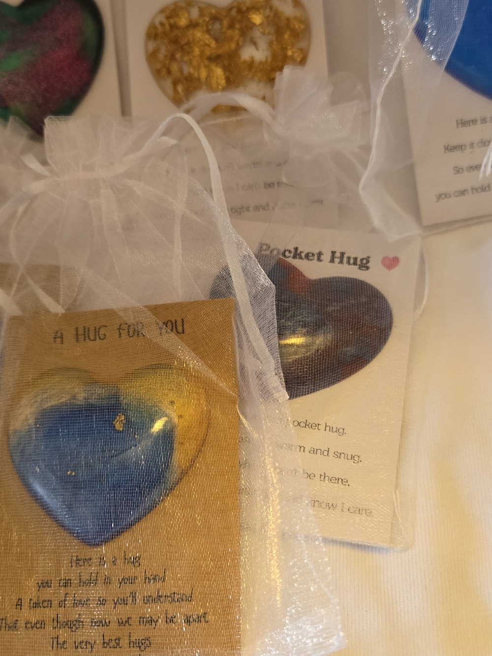 Customizable Heart Pocket Hug Trinket - Picture 6 of 7